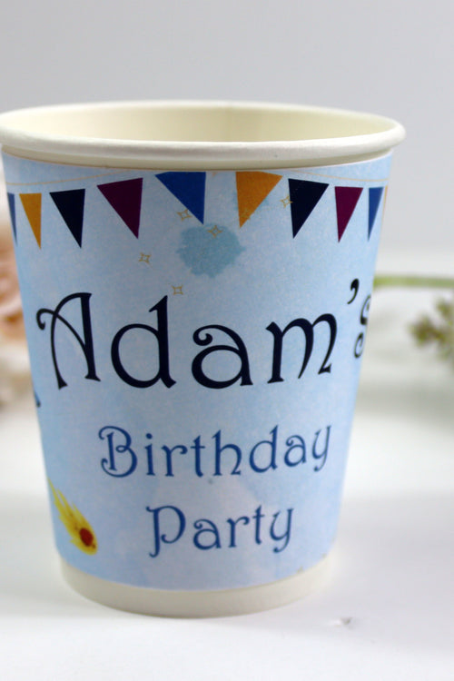 Load image into Gallery viewer, 123 Boy - Personalised Kids Party Cups – Birthday Party
