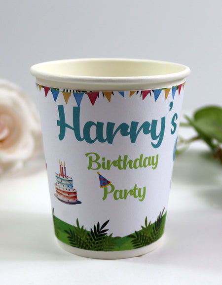 124 Boy - Personalised Kids Party Cups – Birthday Party