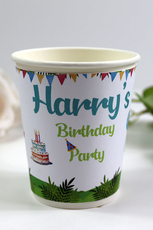 Load image into Gallery viewer, 124 Boy - Personalised Kids Party Cups – Birthday Party

