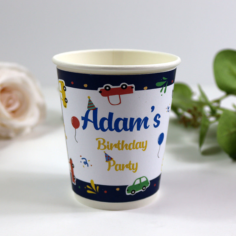 125 Boy - Personalised Kids Party Cups – Birthday Party