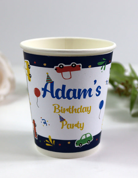 125 Boy - Personalised Kids Party Cups – Birthday Party