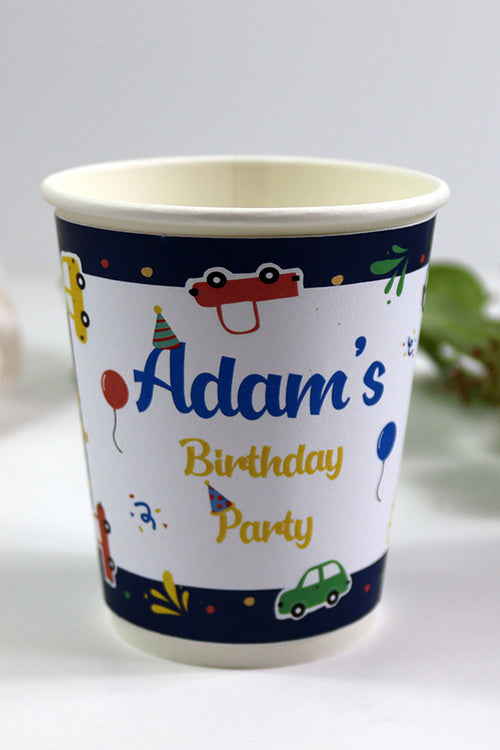 Load image into Gallery viewer, 125 Boy - Personalised Kids Party Cups – Birthday Party
