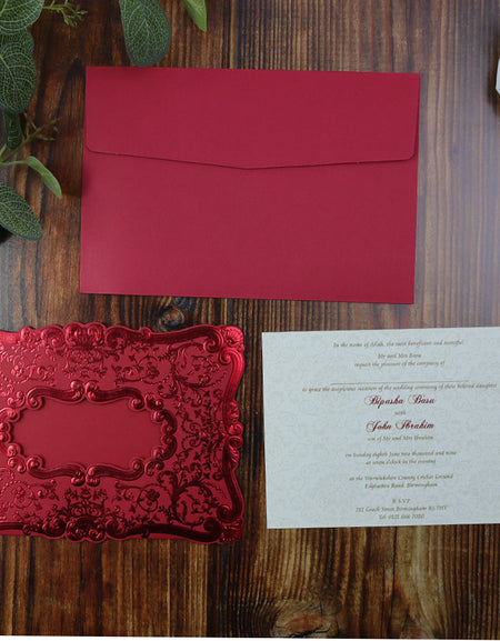 CW 071 Laser Cut Pocket Invitation