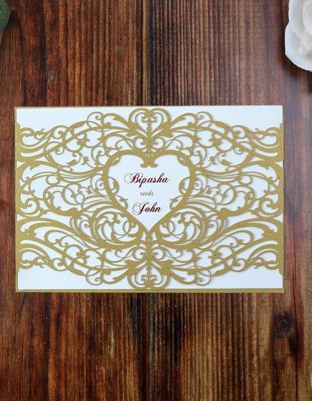CW 5108 Laser Cut Pocket Invitation