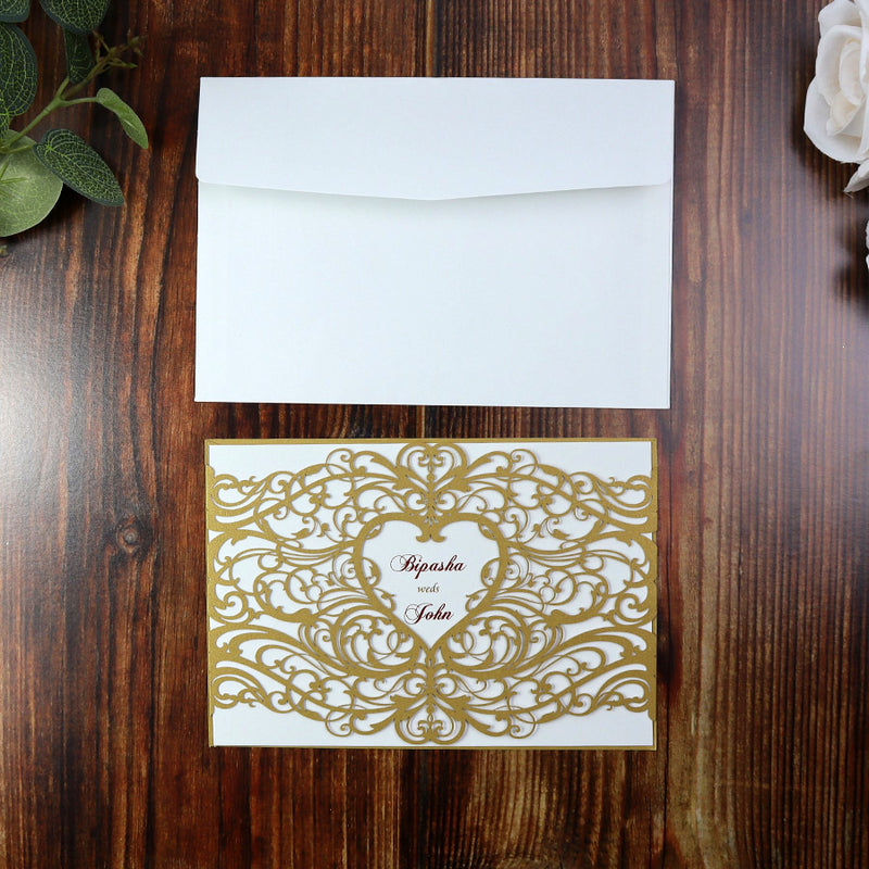 CW 5108 Laser Cut Pocket Invitation