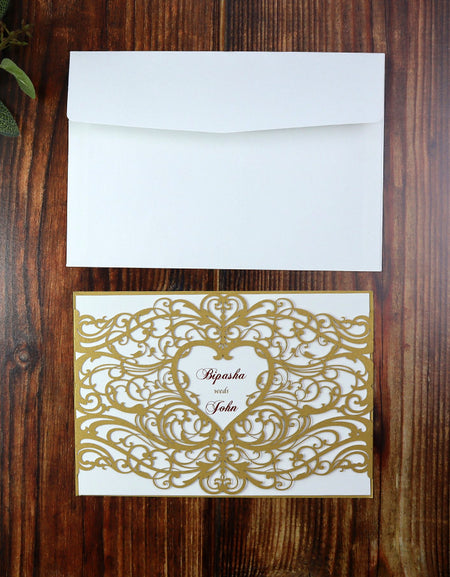 CW 5108 Laser Cut Pocket Invitation
