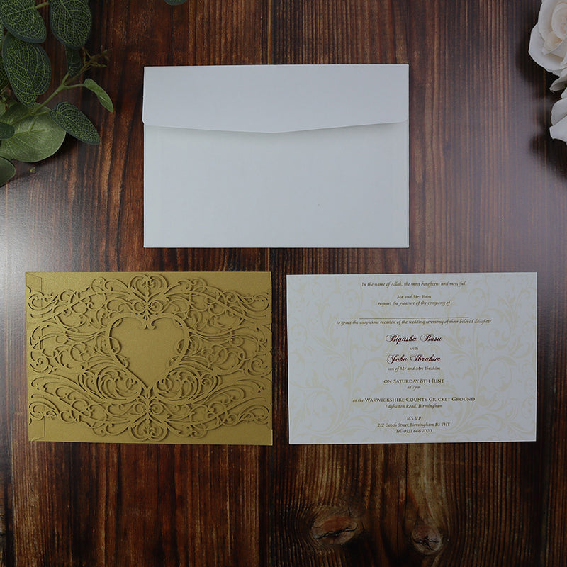 CW 5108 Laser Cut Pocket Invitation