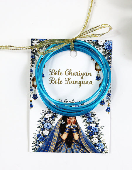 A7 Blue 14 - Churiyan Bangle Gift Cards | Mehndi Wedding Favours | Bangle Holder Cards (Copy) (Copy) (Copy) (Copy)