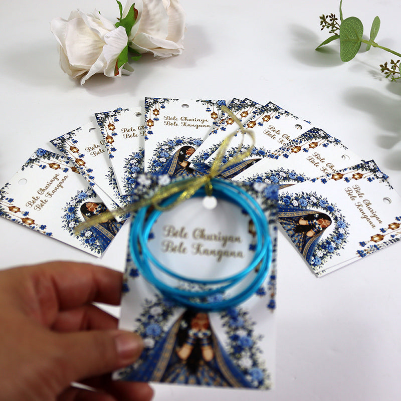 A7 Blue 14 - Churiyan Bangle Gift Cards | Mehndi Wedding Favours | Bangle Holder Cards (Copy) (Copy) (Copy) (Copy)