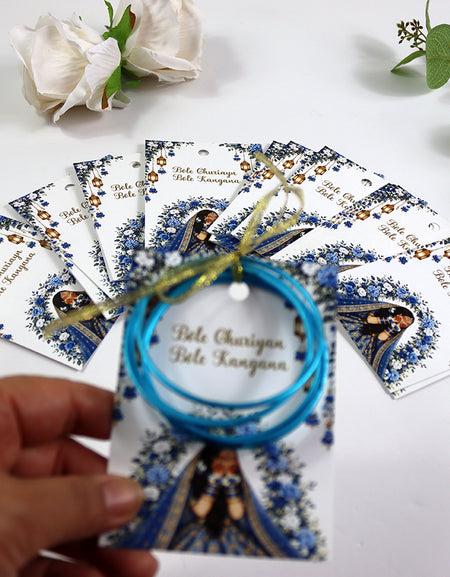A7 Blue 14 - Churiyan Bangle Gift Cards | Mehndi Wedding Favours | Bangle Holder Cards (Copy) (Copy) (Copy) (Copy)
