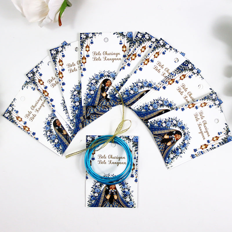 A7 Blue 14 - Churiyan Bangle Gift Cards | Mehndi Wedding Favours | Bangle Holder Cards (Copy) (Copy) (Copy) (Copy)