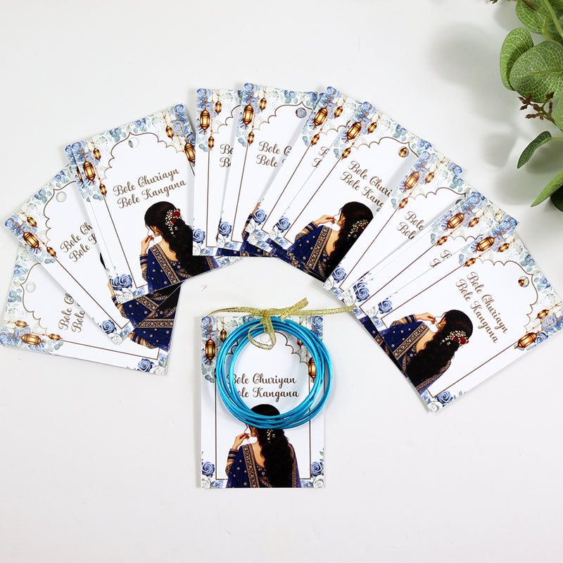 A7 Blue 24 - Churiyan Bangle Gift Cards | Mehndi Wedding Favours | Bangle Holder Cards (Copy) (Copy) (Copy) (Copy) (Copy)