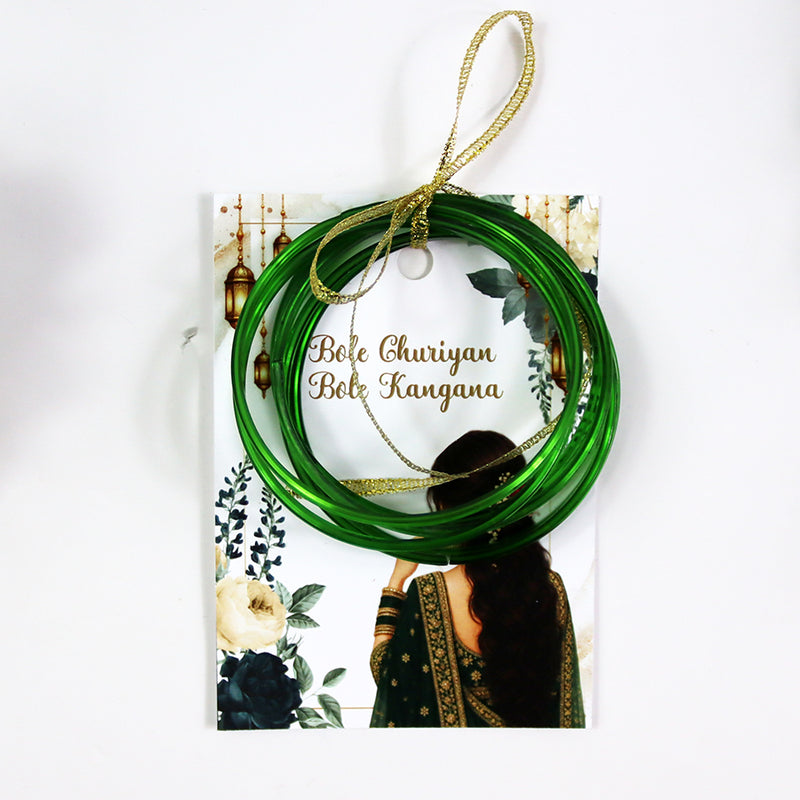 A7 Green 25 - Churiyan Bangle Gift Cards | Mehndi Wedding Favours | Bangle Holder Cards (Copy) (Copy) (Copy)
