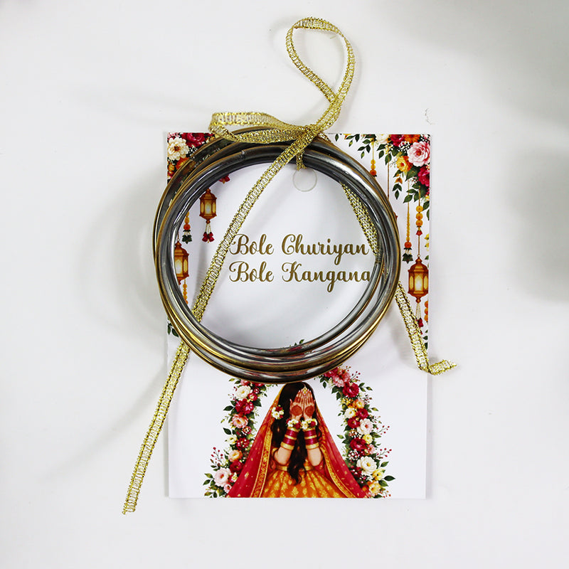 A7 Orannge 11 - Churiyan Bangle Gift Cards | Mehndi Wedding Favours | Bangle Holder Cards (Copy) (Copy)