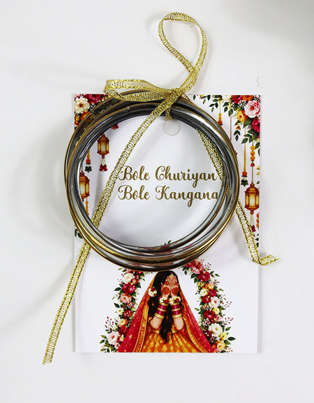 A7 Orannge 11 - Churiyan Bangle Gift Cards | Mehndi Wedding Favours | Bangle Holder Cards (Copy) (Copy)