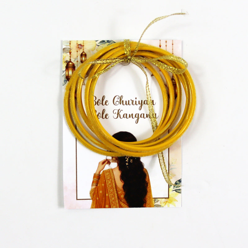 A7 Yellow 26 - Churiyan Bangle Gift Cards | Mehndi Wedding Favours | Bangle Holder Cards (Copy) (Copy)