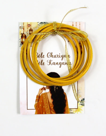 A7 Yellow 26 - Churiyan Bangle Gift Cards | Mehndi Wedding Favours | Bangle Holder Cards (Copy) (Copy)