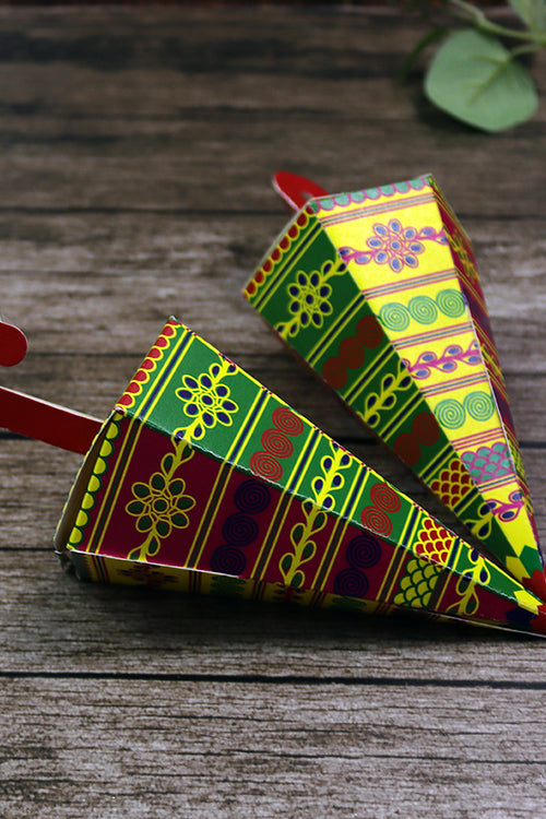 Load image into Gallery viewer, Colourful Cone-Shaped Favour Boxes CNE 101  – Flat Pack, Fill Your Way
