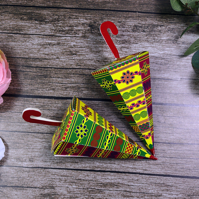Colourful Cone-Shaped Favour Boxes CNE 101  – Flat Pack, Fill Your Way