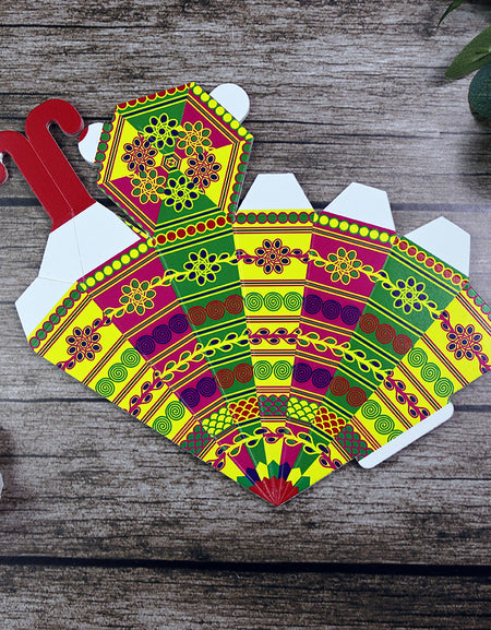 Colourful Cone-Shaped Favour Boxes CNE 101  – Flat Pack, Fill Your Way