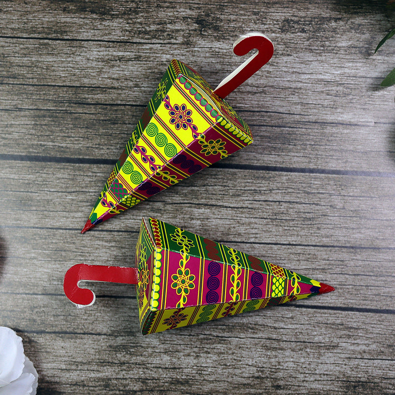 Colourful Cone-Shaped Favour Boxes CNE 101  – Flat Pack, Fill Your Way