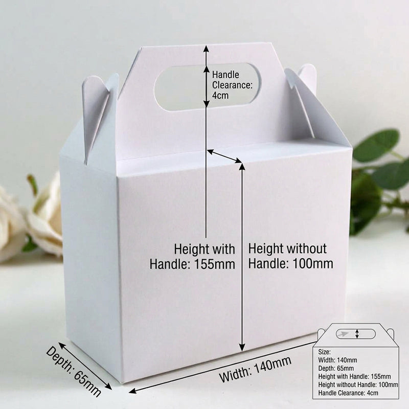 123 Boy Gable Box - Personalised Kids Birthday Party Gift Boxes, Custom Printed Gable Favour Boxes for Boys and Girls, Party Bags, Treat Boxes
