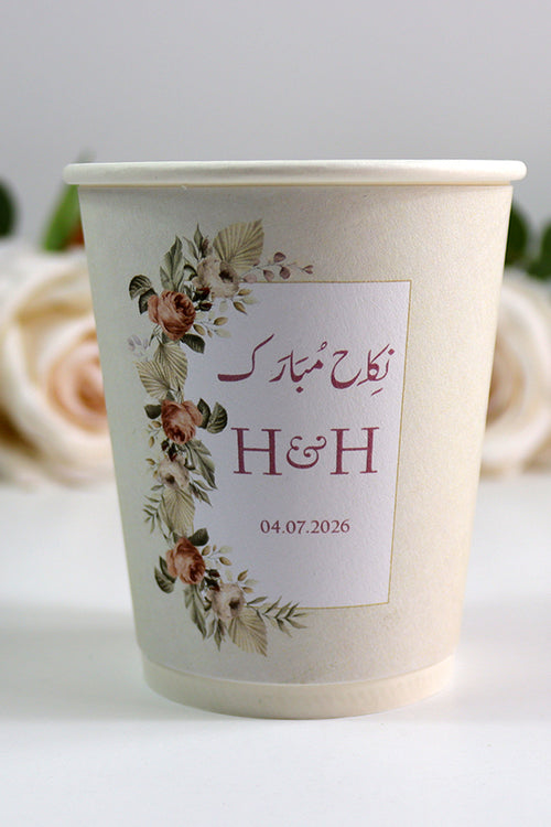 Load image into Gallery viewer, 116 Nikah - Mehndi/Dholki Chai Cups | Weddings/Nikkah/Mehndi/Parties
