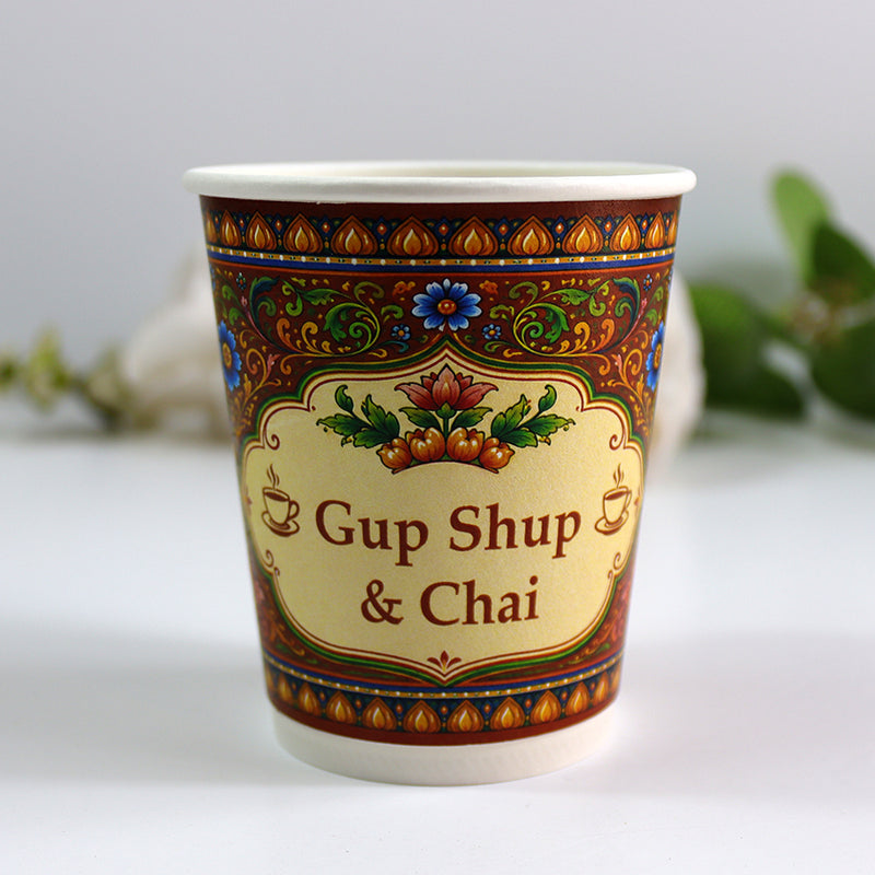 104 Gup Shup & Chai - Mehndi/Dholki Chai Cups | Weddings/Nikkah/Mehndi/Parties