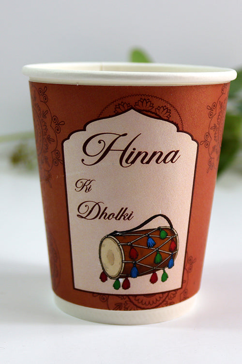 Load image into Gallery viewer, 112 Dhol - Mehndi/Dholki Chai Cups | Weddings/Nikkah/Mehndi/Parties
