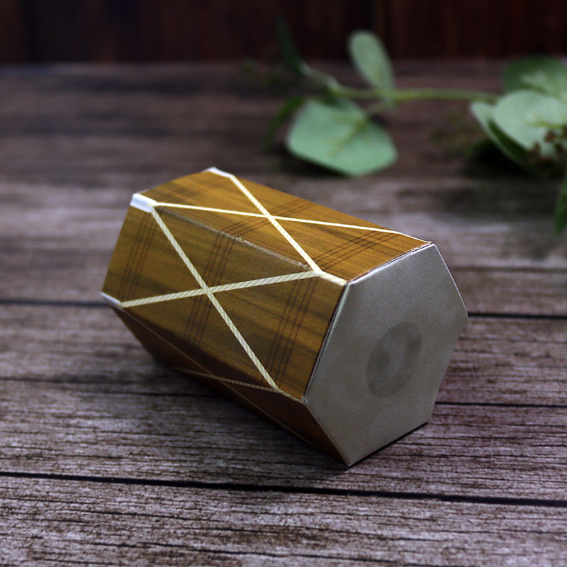 Colourful Dhol-Shaped Favour Boxes DHL 101 – Flat Pack, Fill Your Way