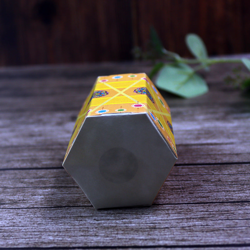 Colourful Dhol-Shaped Favour Boxes DHL 102 – Flat Pack, Fill Your Way