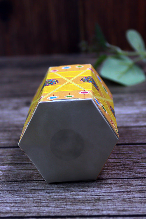 Load image into Gallery viewer, Colourful Dhol-Shaped Favour Boxes DHL 102 – Flat Pack, Fill Your Way
