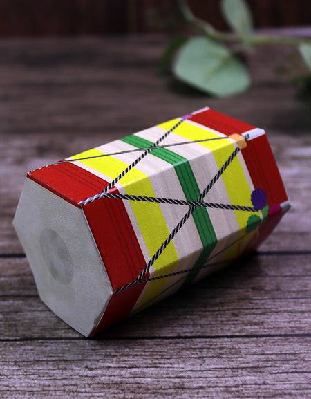 Colourful Dhol-Shaped Favour Boxes Party & Wedding Favours