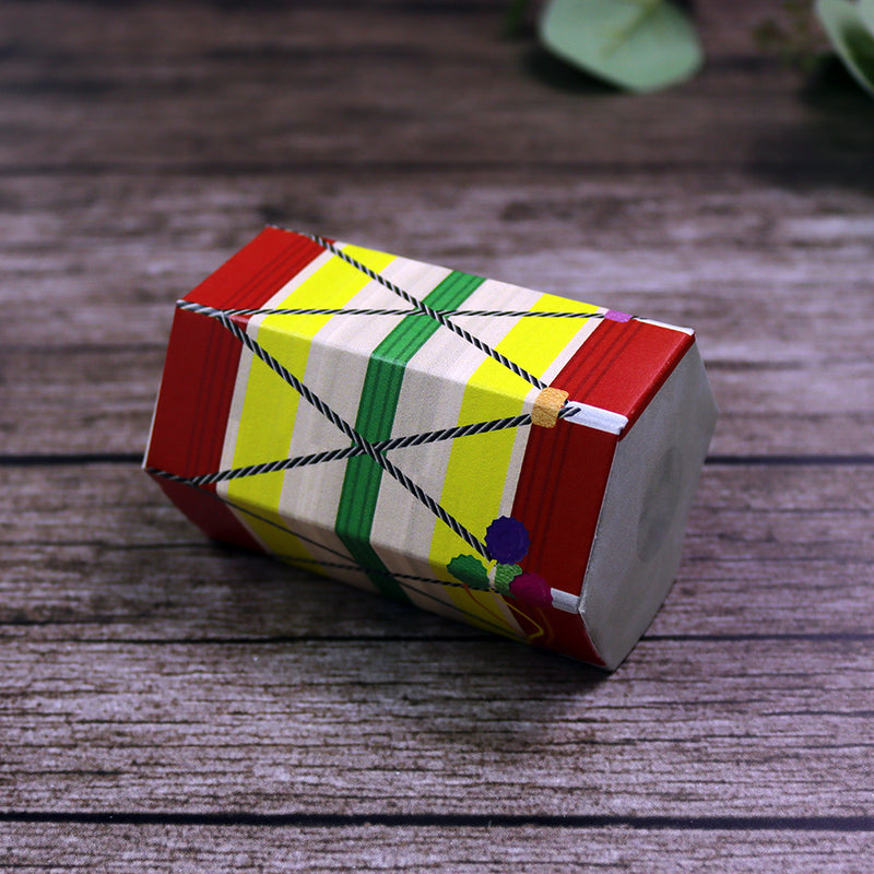 Colourful Dhol-Shaped Favour Boxes DHL 104 – Flat Pack, Fill Your Way