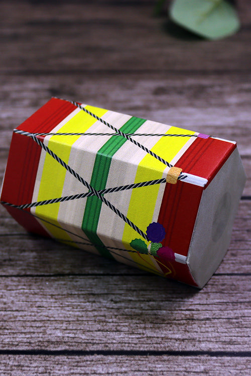 Load image into Gallery viewer, Colourful Dhol-Shaped Favour Boxes DHL 104 – Flat Pack, Fill Your Way
