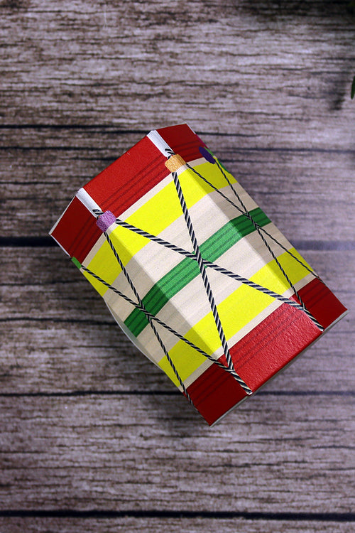 Load image into Gallery viewer, Colourful Dhol-Shaped Favour Boxes DHL 104 – Flat Pack, Fill Your Way

