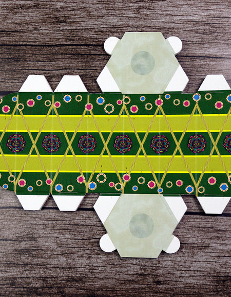 Colourful Dhol-Shaped Favour Boxes DHL 106 – Flat Pack, Fill Your Way