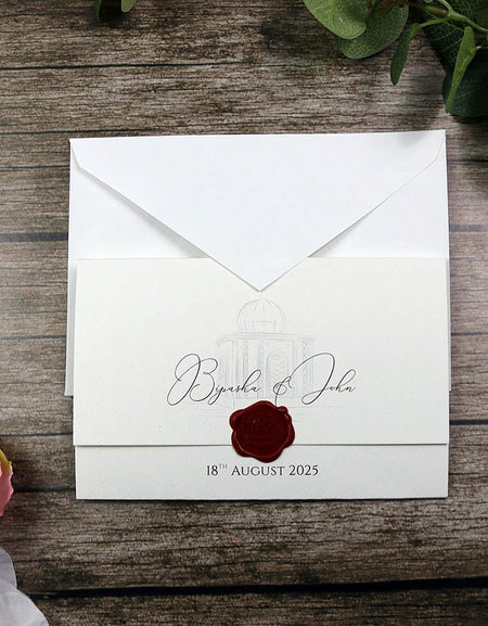 ABC FC 112 Elegant two fold Invitation with Envelope
