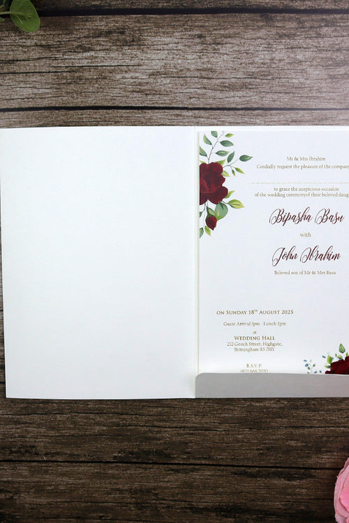 Load image into Gallery viewer, Flap Fold Personalized Invitation CLA5 102
