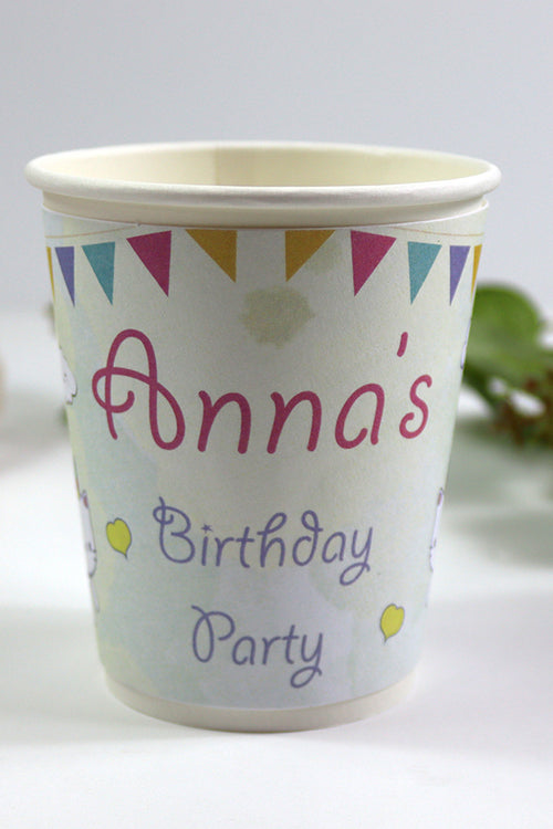 Load image into Gallery viewer, 127 Girl - Personalised Kids Party Cups – Birthday Party
