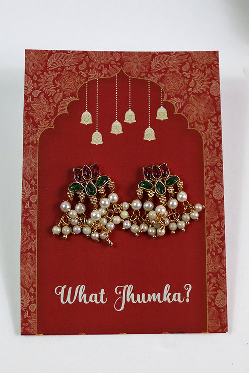 Load image into Gallery viewer, What Jhumka A7 Gift Cards | 121 Arch | Jhumka Earring Holder Cards | Mehndi, Sangeet &amp; Wedding Favours
