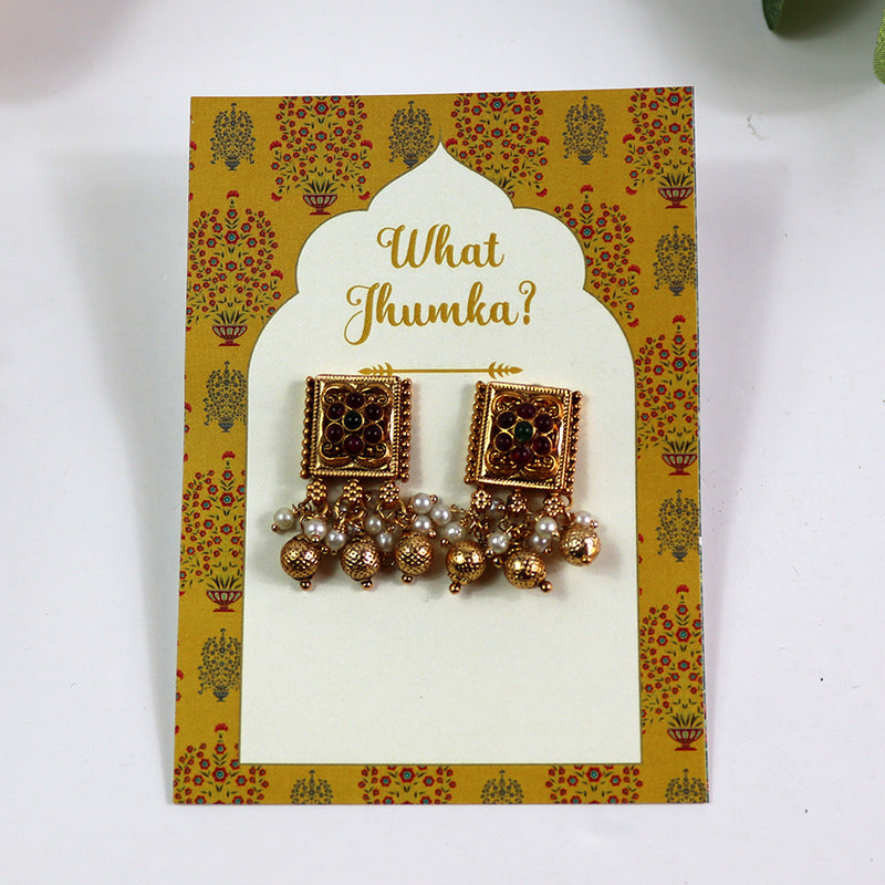 What Jhumka A7 Gift Cards | 127 Yellow | Marigold Mehndi Sangeet Favor | Jhumka Earring Holder Cards | Mehndi, Sangeet & Wedding Favours