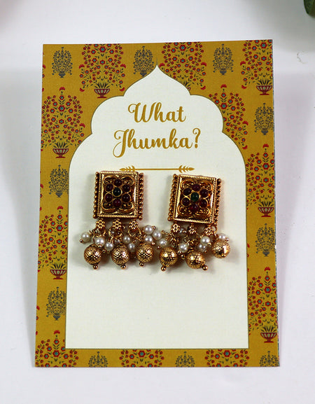 What Jhumka A7 Gift Cards | 127 Yellow | Marigold Mehndi Sangeet Favor | Jhumka Earring Holder Cards | Mehndi, Sangeet & Wedding Favours