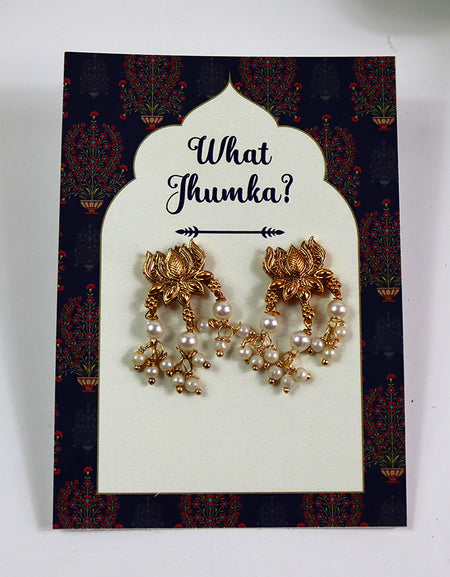 What Jhumka A7 Gift Cards | 128 Blue | Marigold Mehndi Sangeet Favor | Jhumka Earring Holder Cards | Mehndi, Sangeet & Wedding Favours