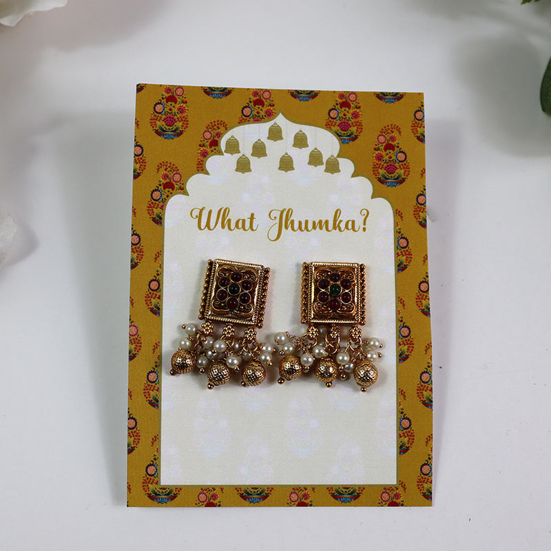 What Jhumka A7 Gift Cards | 131 Yellow | Marigold Mehndi Sangeet Favor | Jhumka Earring Holder Cards | Mehndi, Sangeet & Wedding Favours