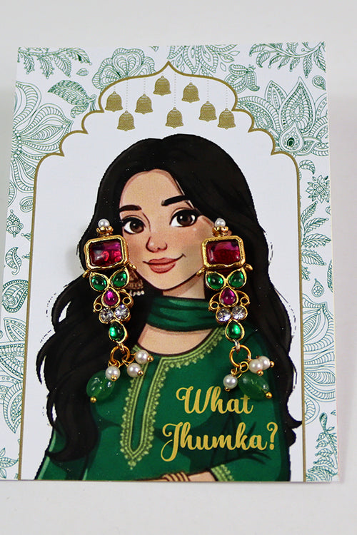 Load image into Gallery viewer, What Jhumka A7 Gift Cards | 105 Green | Marigold Mehndi Sangeet Favor | Custom South Asian Wedding Gift Card | Bole Chudiyan Bangle
