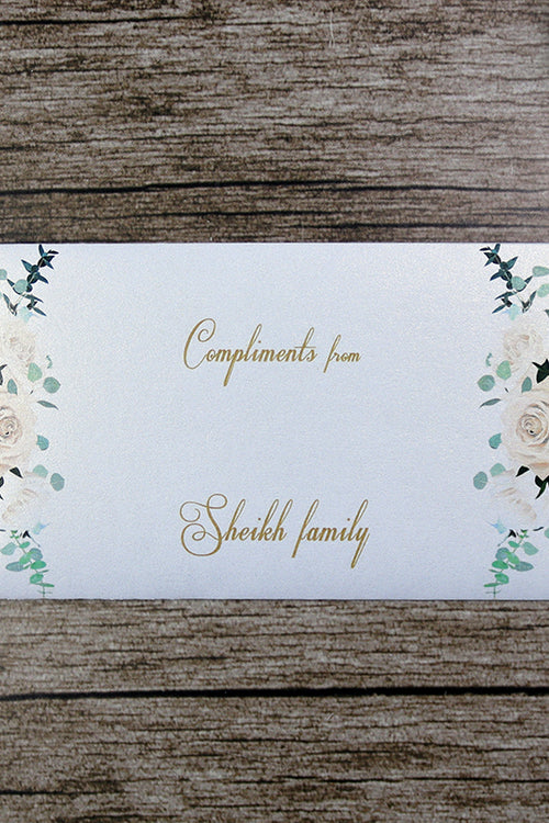 Load image into Gallery viewer, floral money envelope for wedding party 

