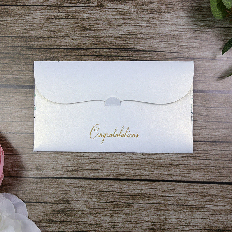 floral money envelope for wedding party 