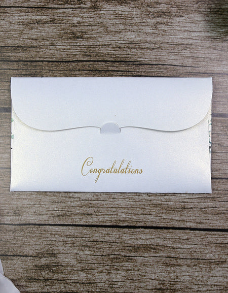 floral money envelope for wedding party 