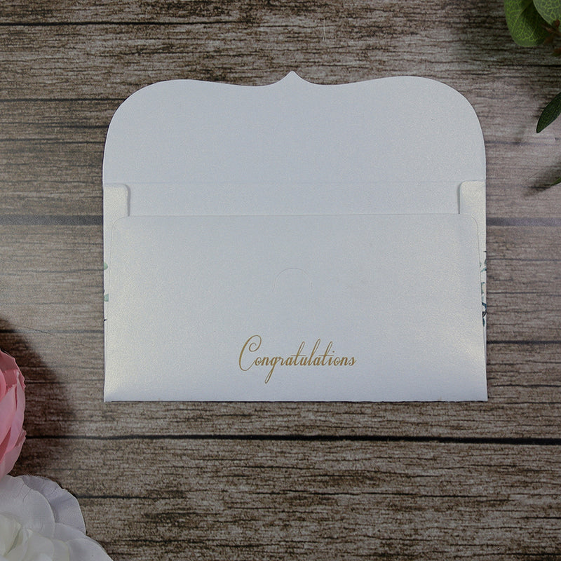 floral money envelope for wedding party 